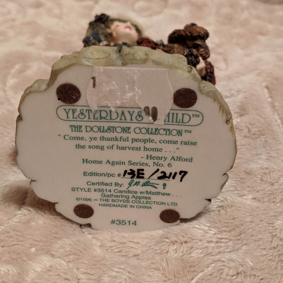 Boyd's Bear Yesterdays Child Candice Girl Figurine - Picture 4 of 6